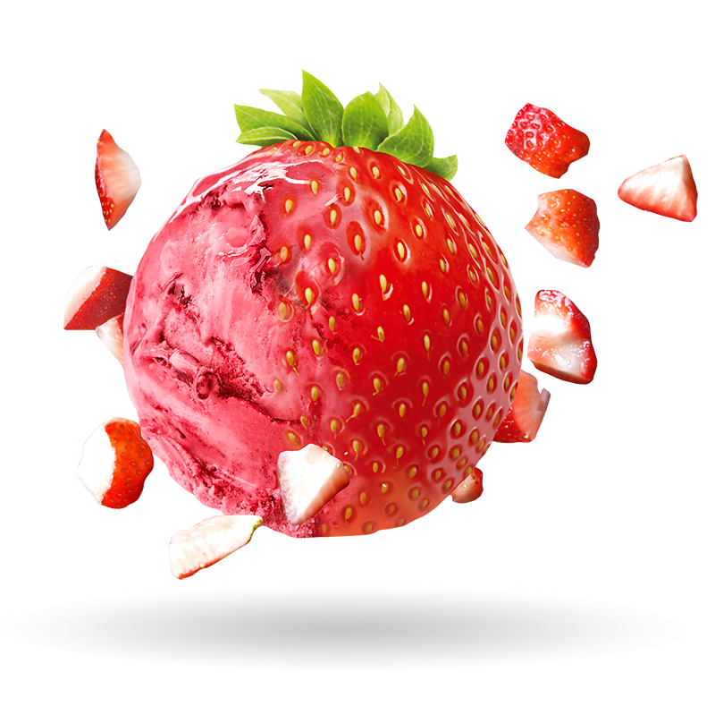 Helado JAH de Fresa