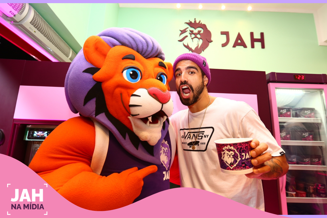 Caio Castro lanza otro local de JAH Açaí en Praça da Árvore